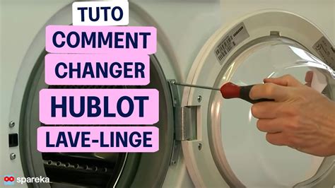 changer la poignée du hublot de machine à laver|Remplacer la poignée de porte de votre machine à laver.